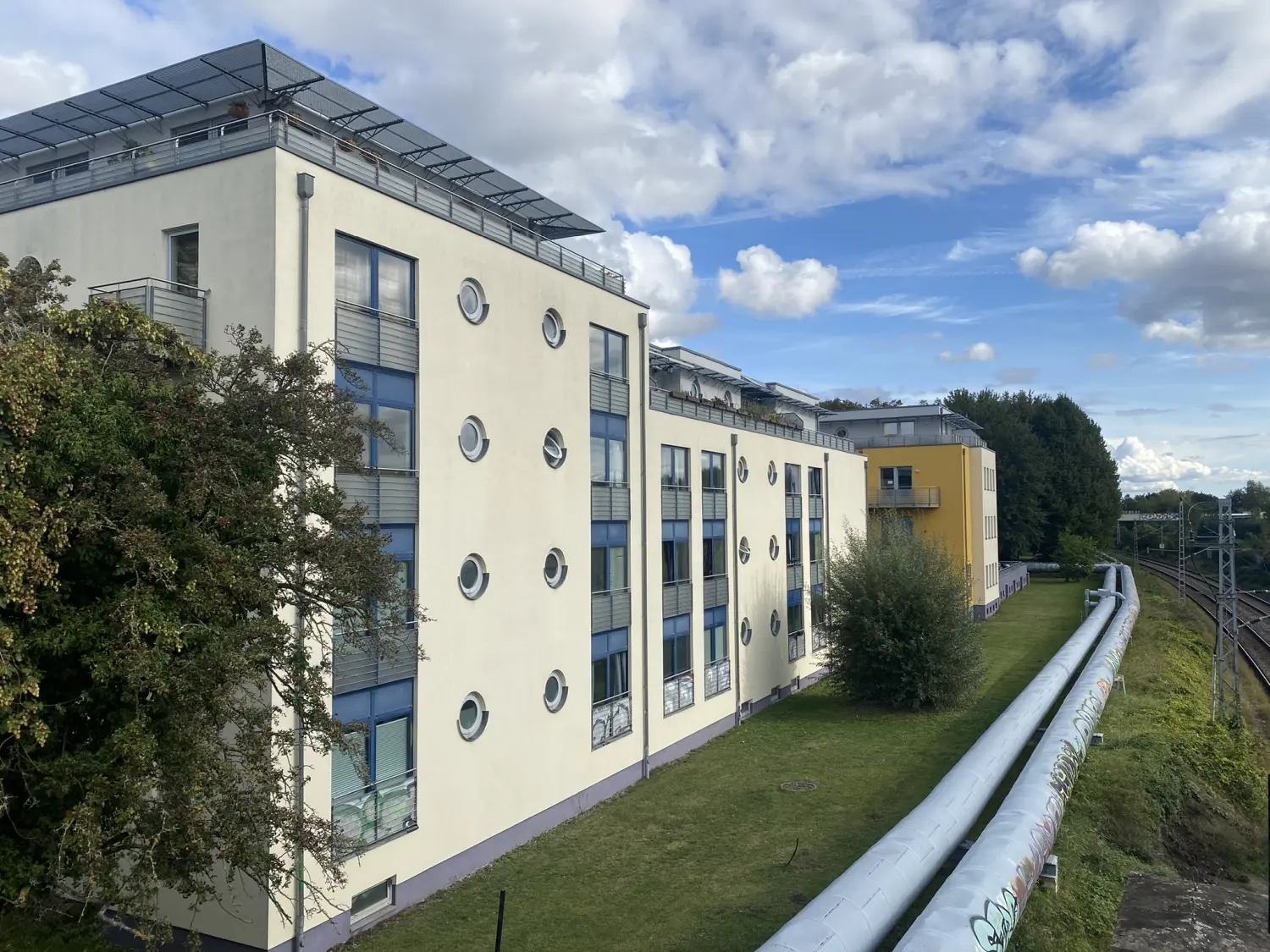 Gebäude von Immobilienbüro