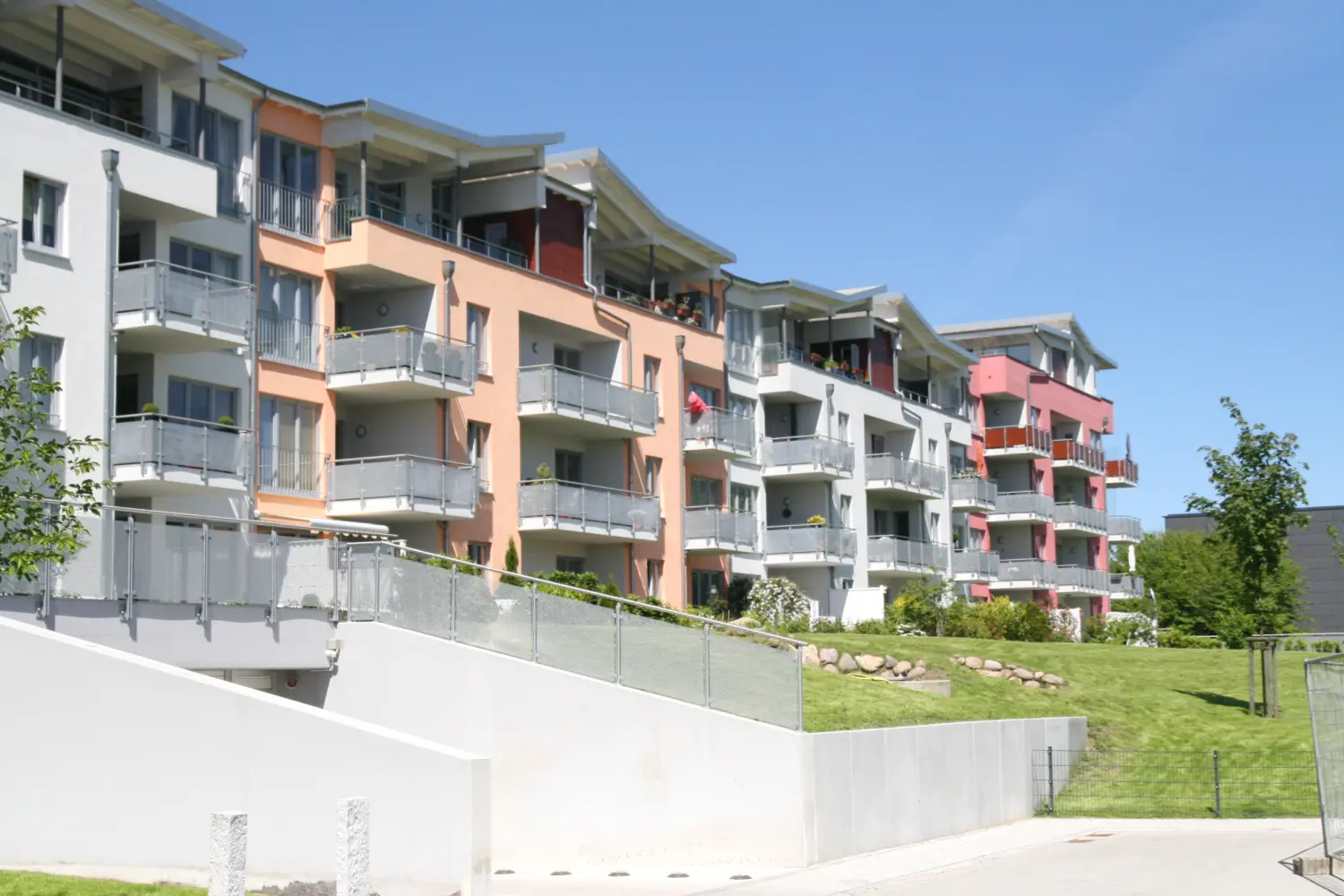 Gebäude von Immobilienbüro