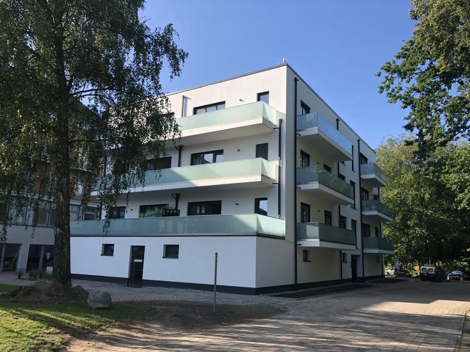 Gebäude von Immobilienbüro