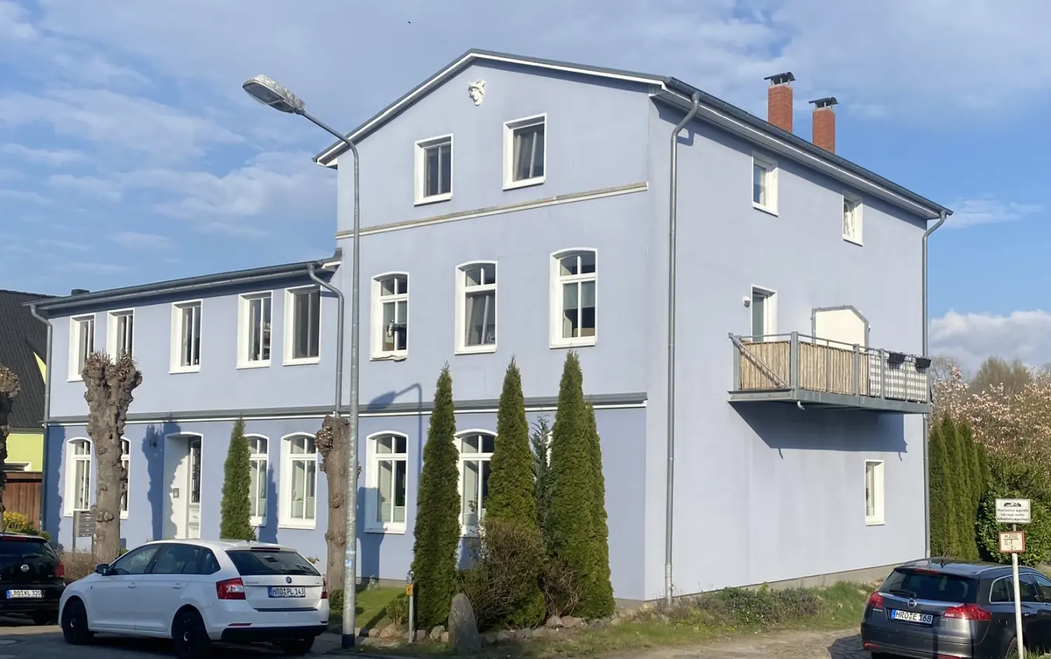 Gebäude von Immobilienbüro