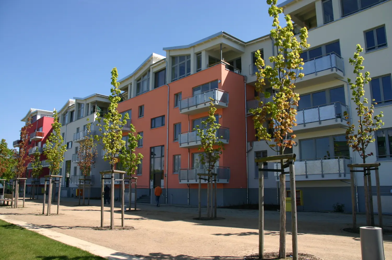 Gebäude von Immobilienbüro