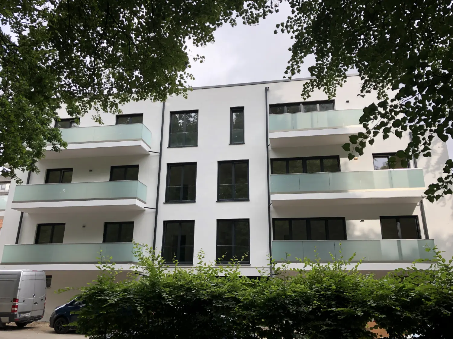 Gebäude von Immobilienbüro